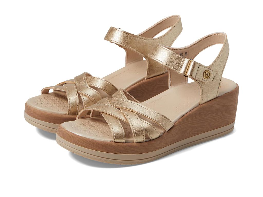 Bzees Rhythm Wedge Strappy Sandals