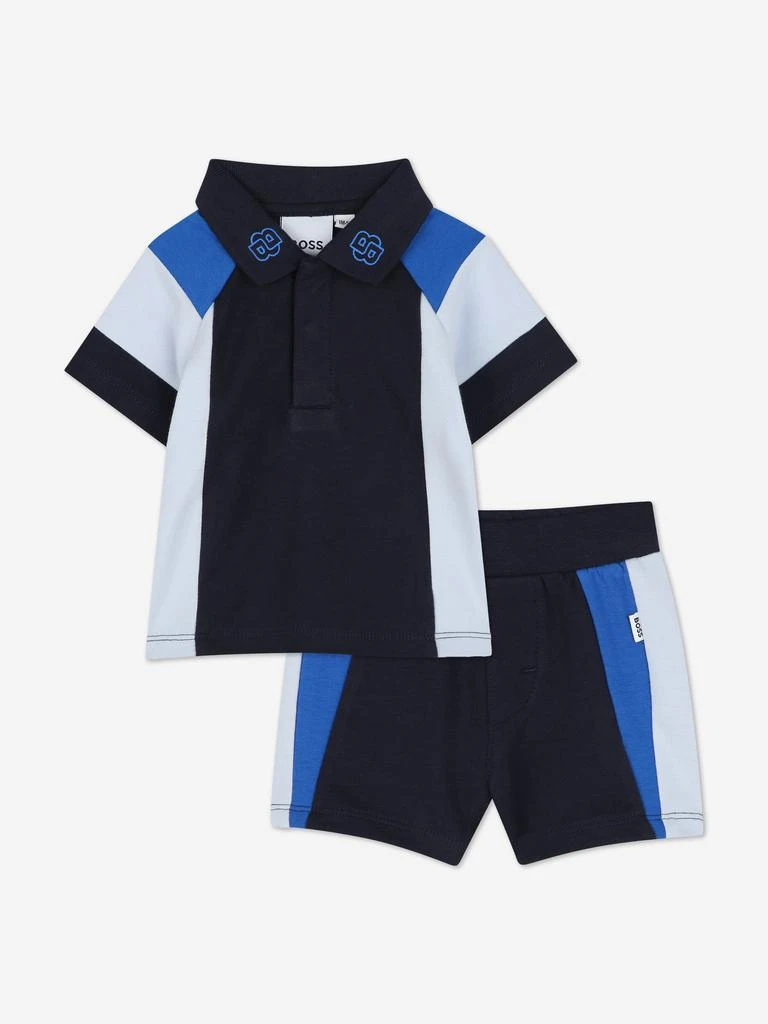 Hugo Boss BOSS Baby Boys Short Set in Navy 1
