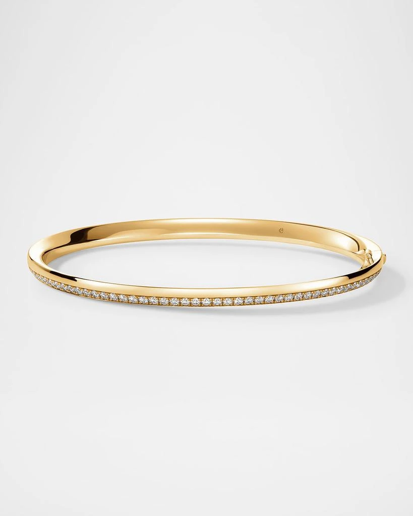 Hearts On Fire Barre 18K Yellow Gold Diamond Pave Bangle 1