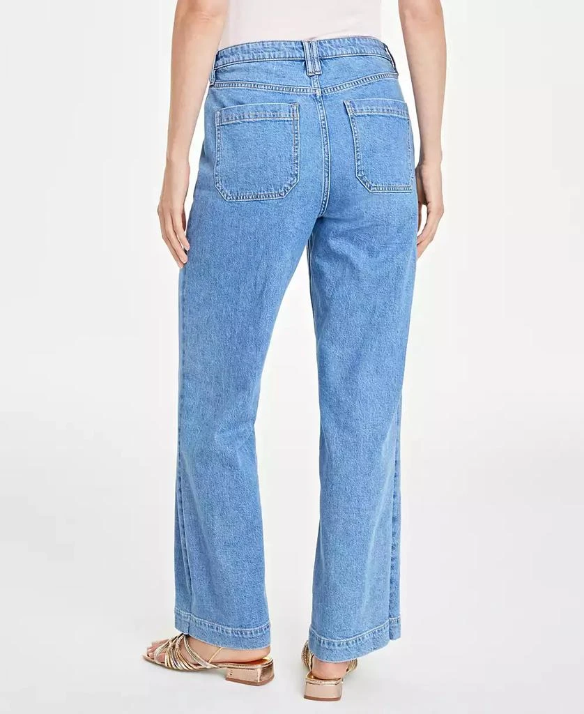 On 34th Women's Patch-Pocket Wide-Leg Jeans, Created for Macy's 4