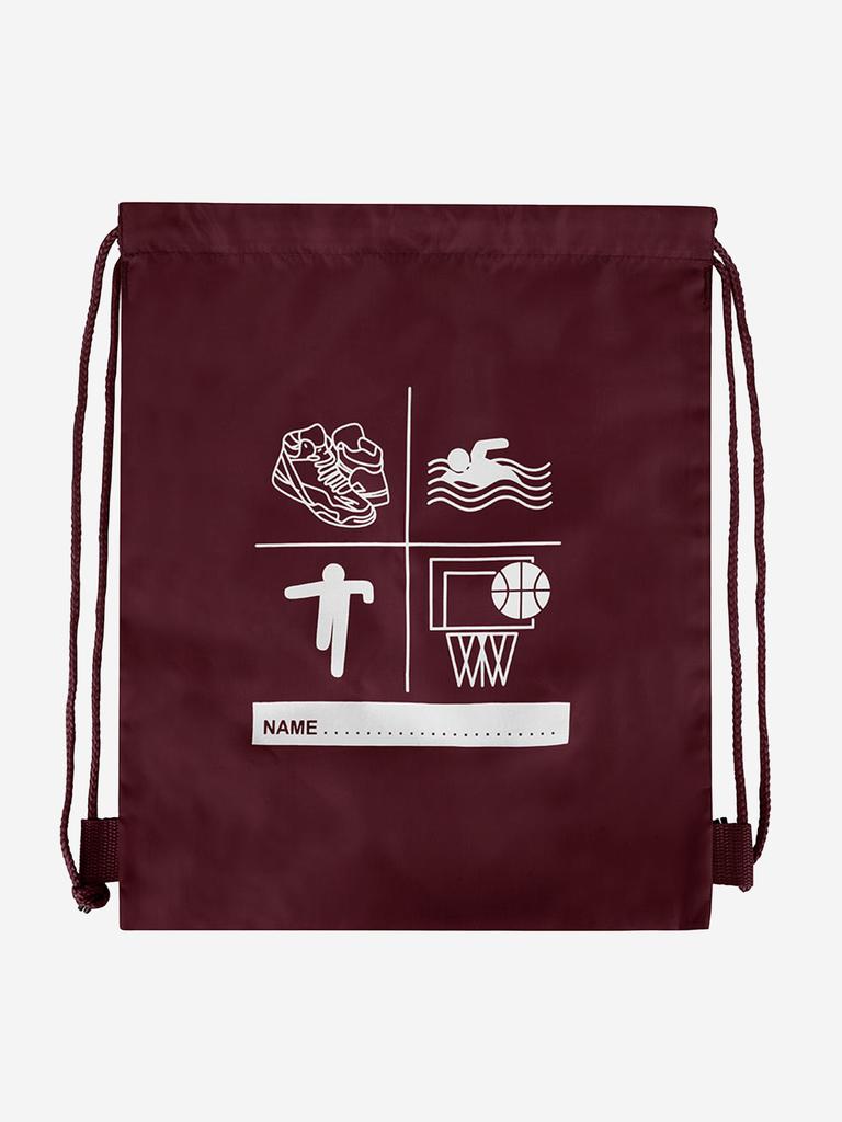 Zeco Schoolwear Zeco Kids School Premium Printed PE Bag in Purple (40cm)