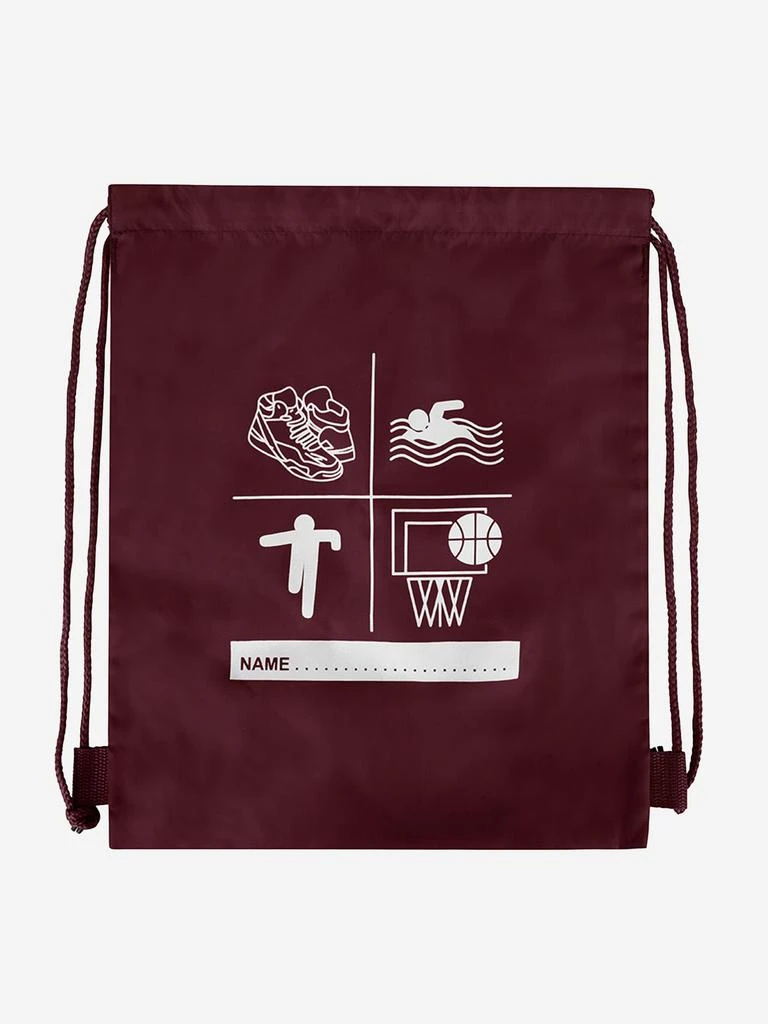 Zeco Schoolwear Zeco Kids School Premium Printed PE Bag in Purple (40cm) 1