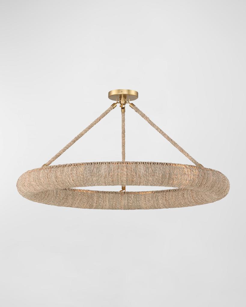 Crystorama Oakley 8-Light Semi-Flush Mount