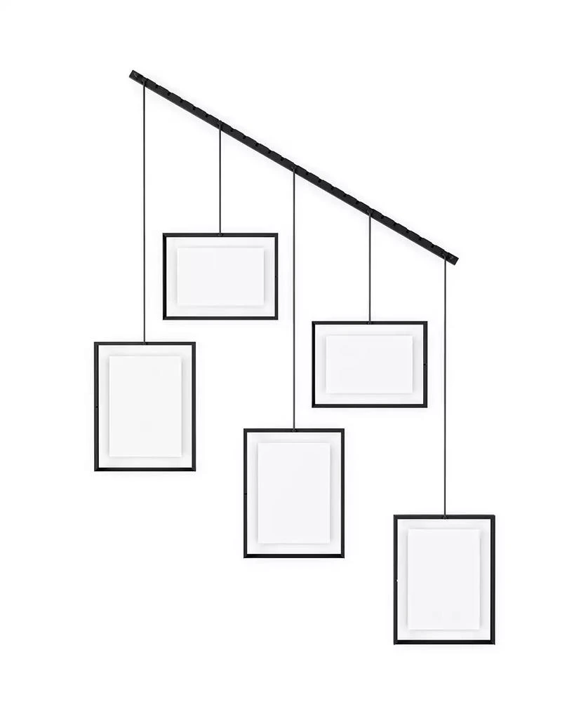 Umbra Exhibit 26" x 27.3" Multi Picture Frame Photo Display, Set of 5 2