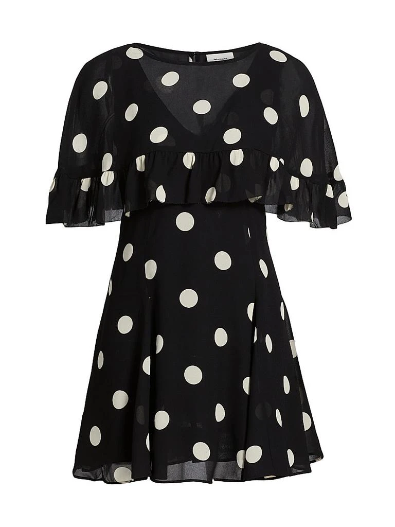Reformation Zelena Two-Piece A-Line Minidress & Shawl 1