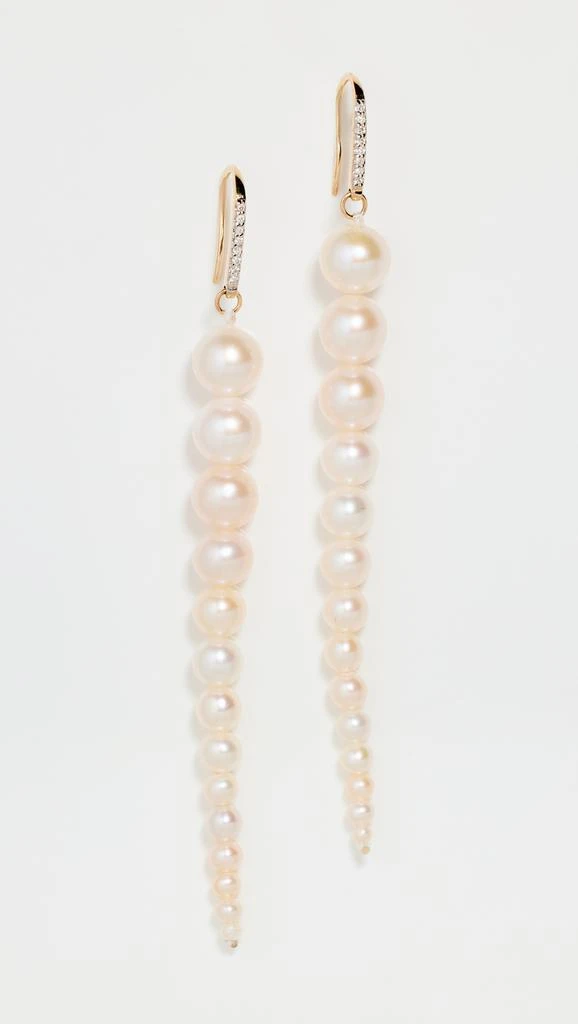 MATEO 14k Graduated Pearl Dangler Earrings 3