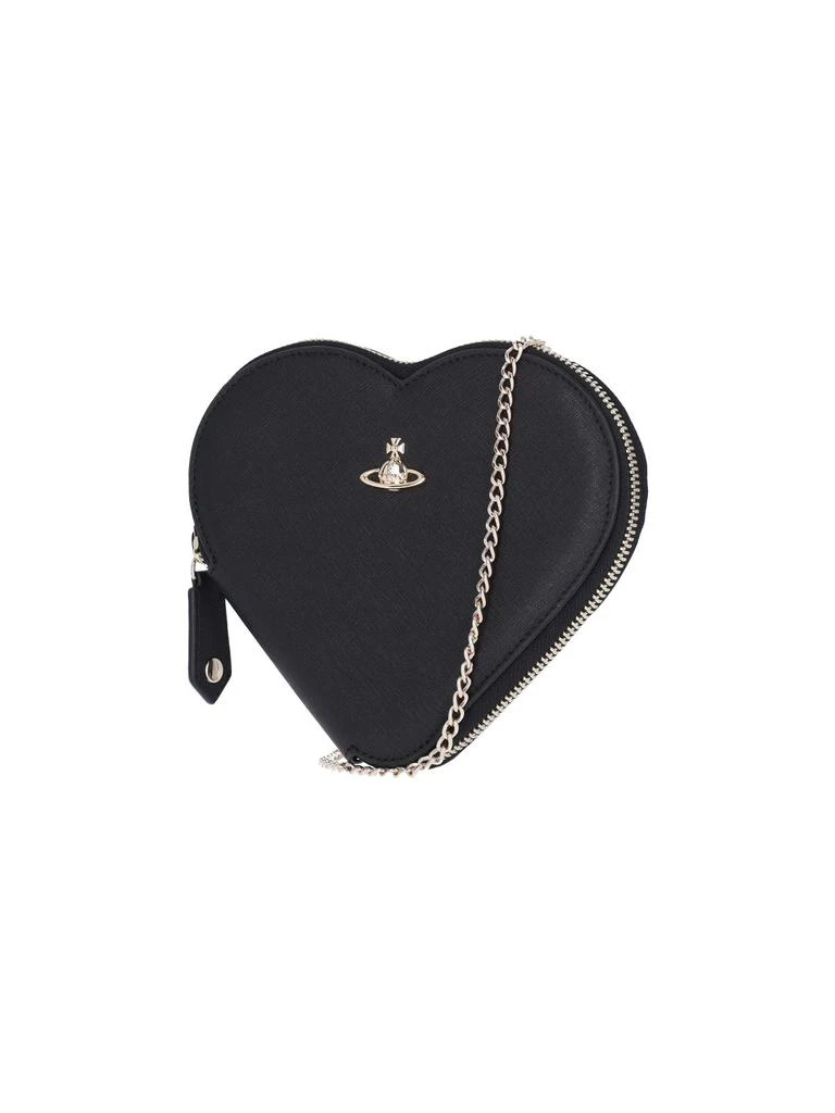 Vivienne Westwood Vivienne Westwood Heart Shaped Zip-Up Crossbody Bag 3
