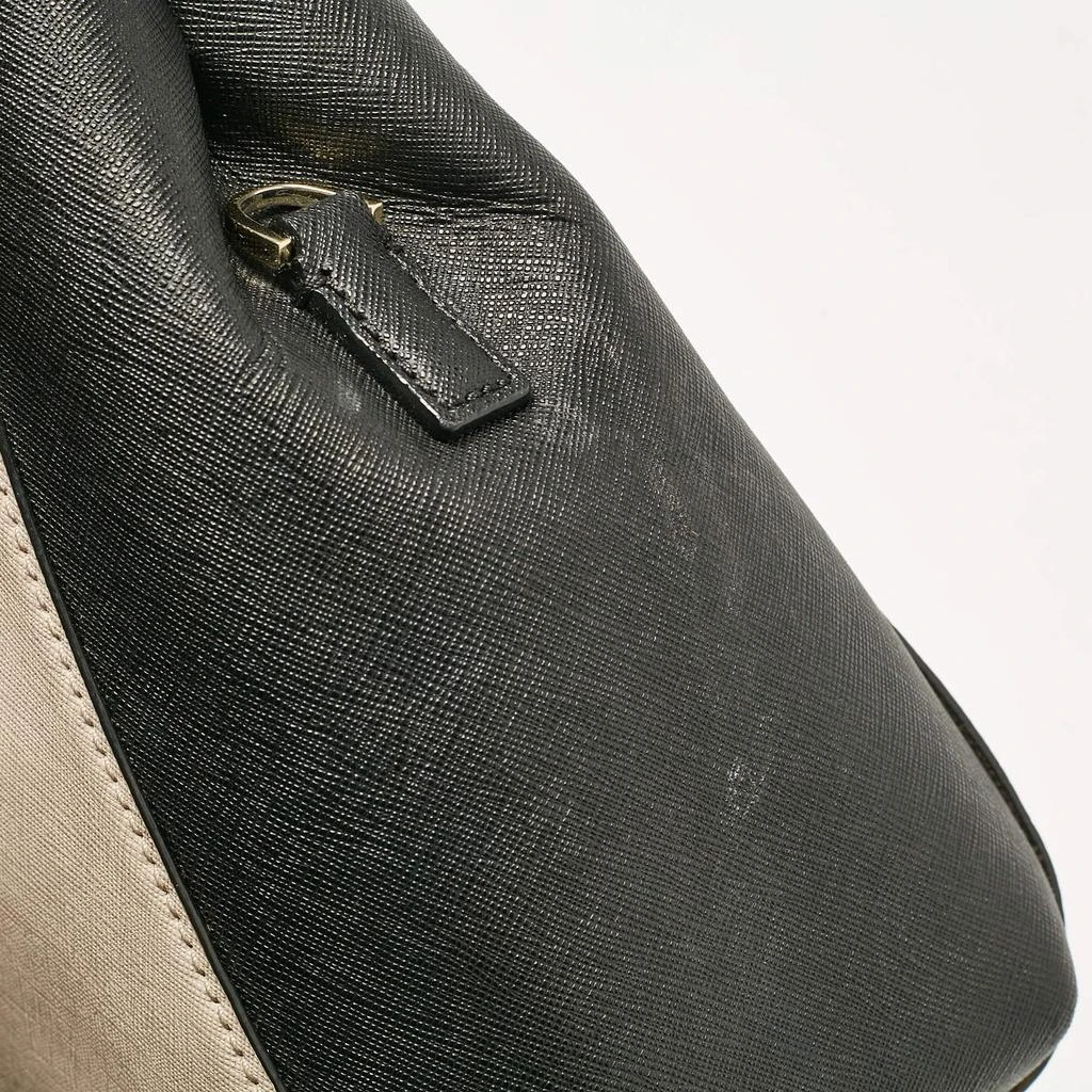 Kate Spade Kate Spade Black/Cream Leather Cameron Street Teegan Top Handle Bag 9