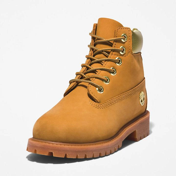 Timberland Timberland® Premium 6 Inch Boot for Youth in Yellow/Gold 9