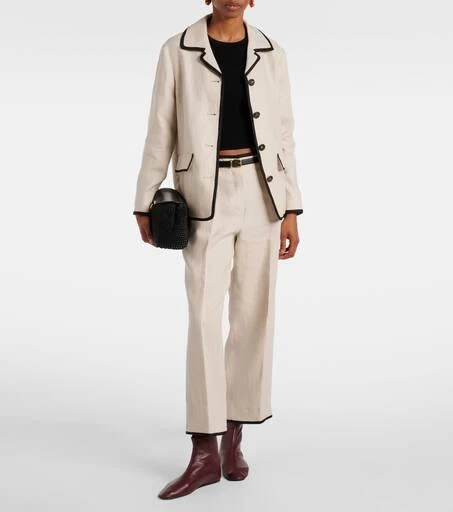 Max Mara Leslie linen jacket 2