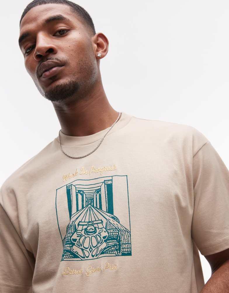 Shop Carhartt WIP Crouser Stripe T-Shirt on Sale at