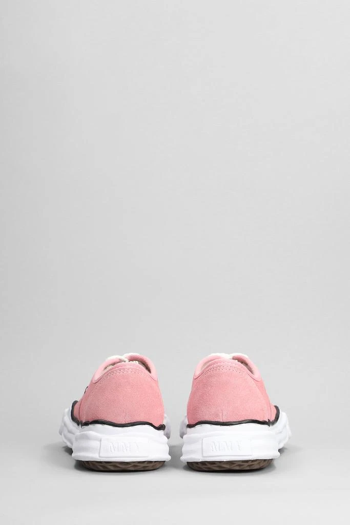 Mihara Yasuhiro Baker Sneakers In Rose-pink Suede 2