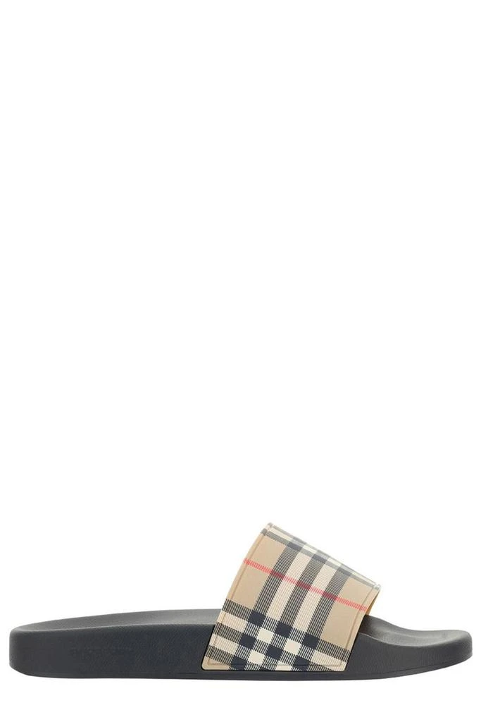 Burberry Burberry Checked Slip-On Slides 1