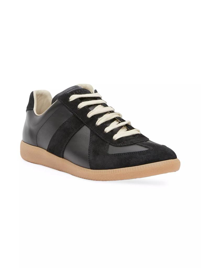 Maison Margiela Replica Leather & Suede Sneakers