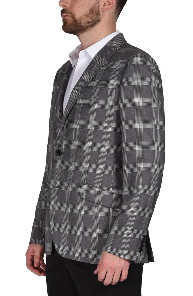 SAVILE ROW CO Gray Glen Plaid Sport Coat 6