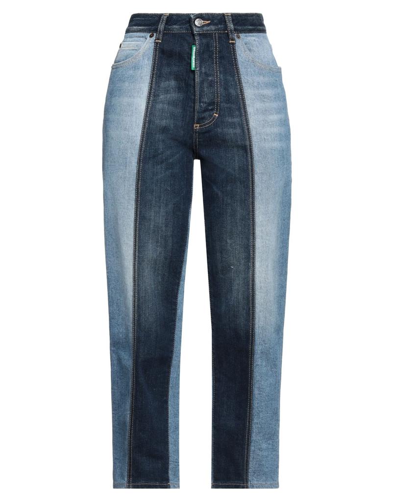 Gucci Patchwork denim jeans with gucci rosso ancora - Jeans