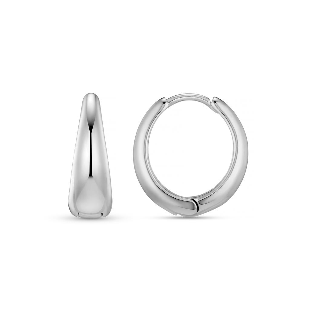 Orelia London Tapered Hoop Earrings