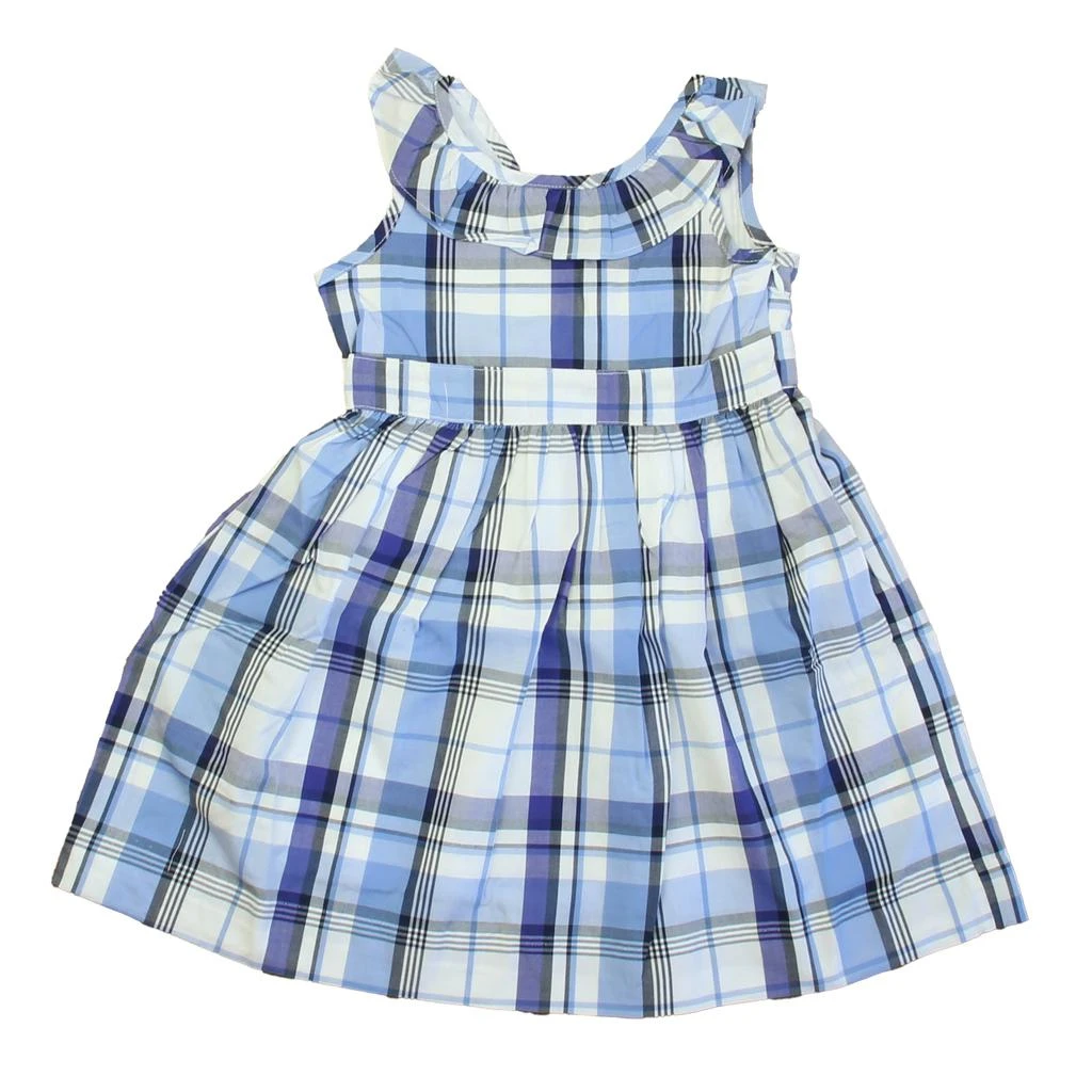 blue dress 5t Blue Running Horse Button Up Dress (2T-5T) 2T