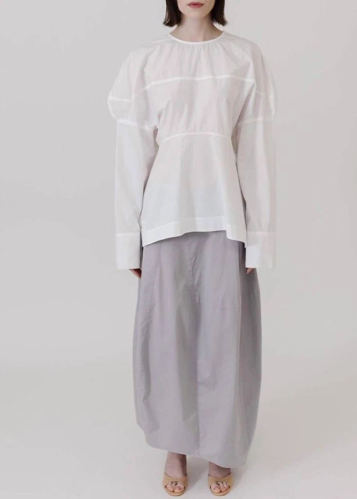 Tibi Tibi - Silky Cotton Asymmetrical Balloon Skirt 1