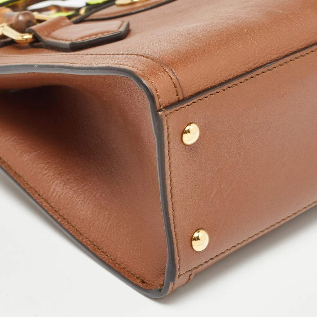 Gucci Gucci Brown Leather Mini Diana Tote 14