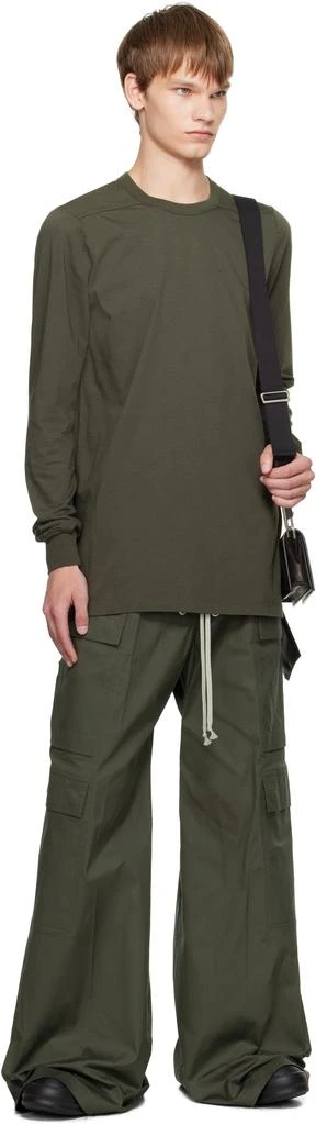 Rick Owens Khaki Concordians Cargobelas Cargo Pants 4