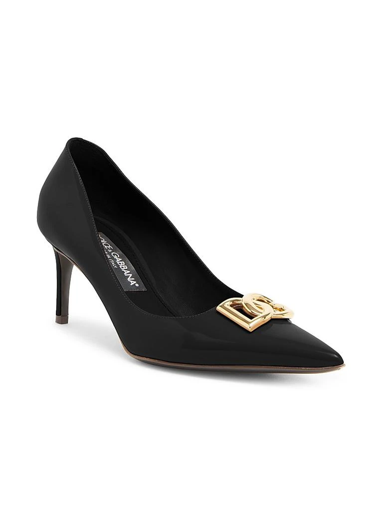 Dolce
Gabbana 65MM Logo Leather Pumps 2