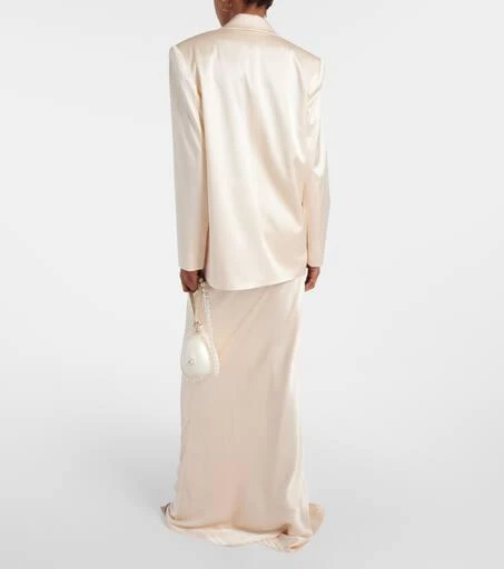 The Sei Oversized silk blazer 3
