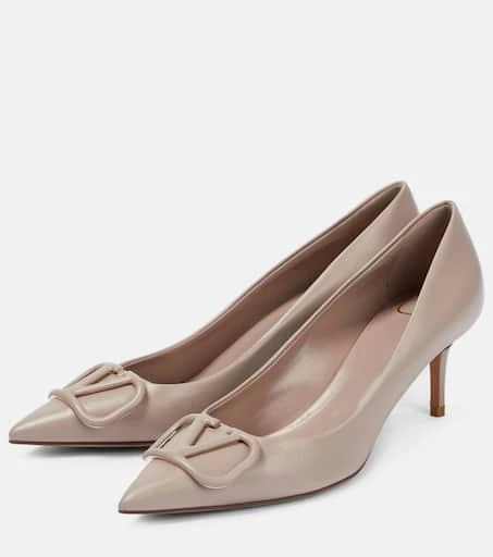Valentino VLogo leather pumps 5