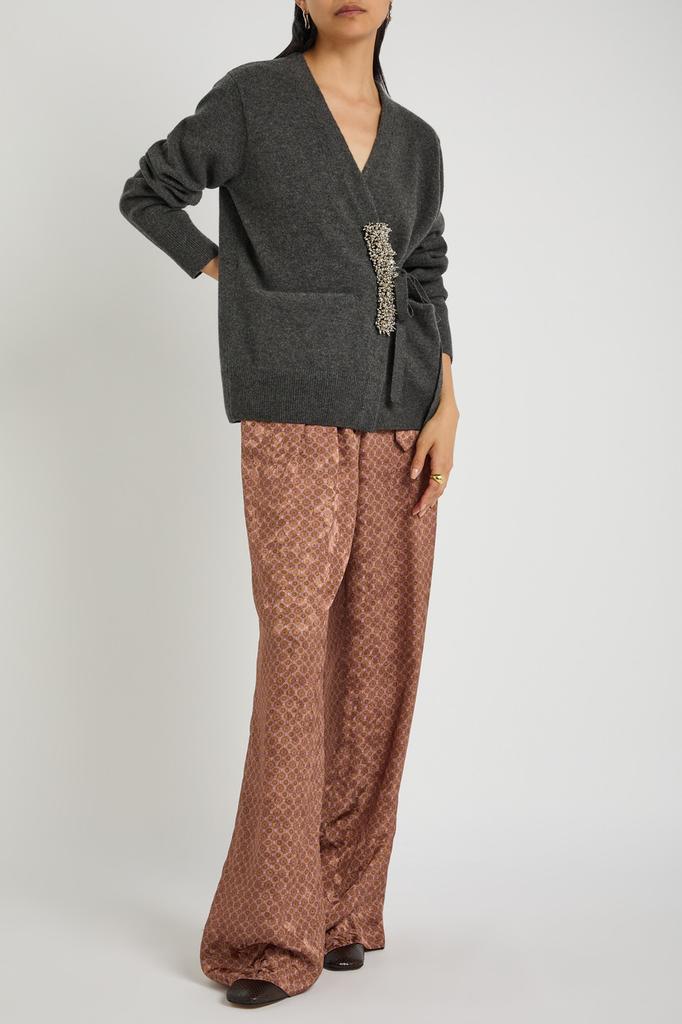 Tiah embellished cashmere wrap cardigan – On Sale Now with Up to