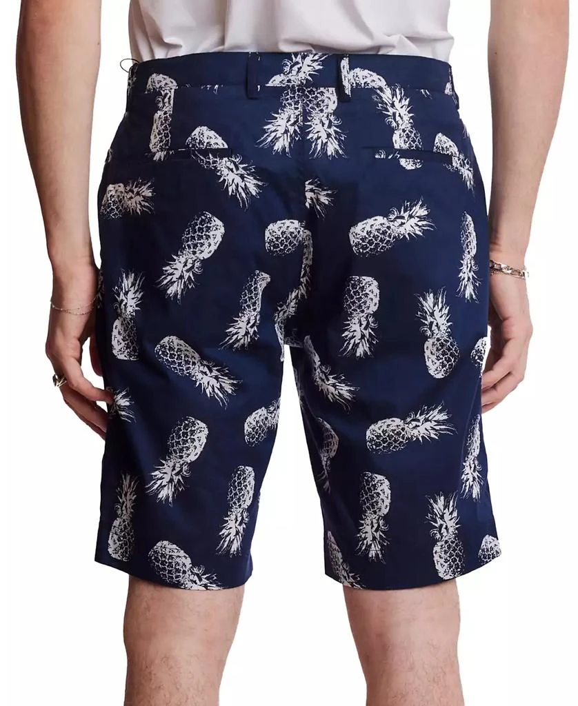 Paisley & Gray Men's Felix Slim Fit Pineapple Print 8-1/2" Shorts 4
