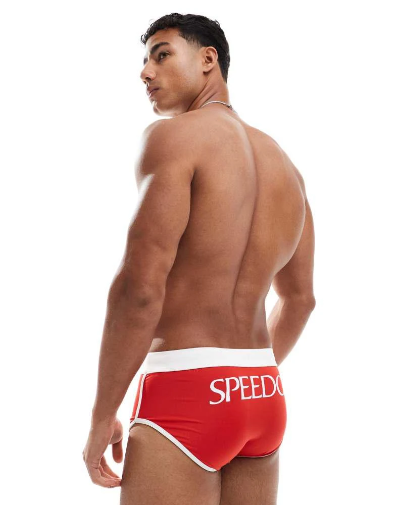 Speedo Speedo Swim bottoms 3.5'' logo swim brief in high risk red 3