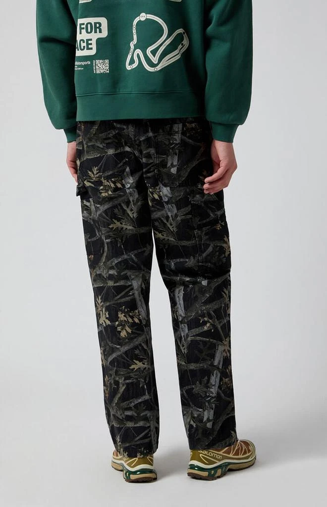 PacSun Tree Camo Baggy Carpenter Jeans 4
