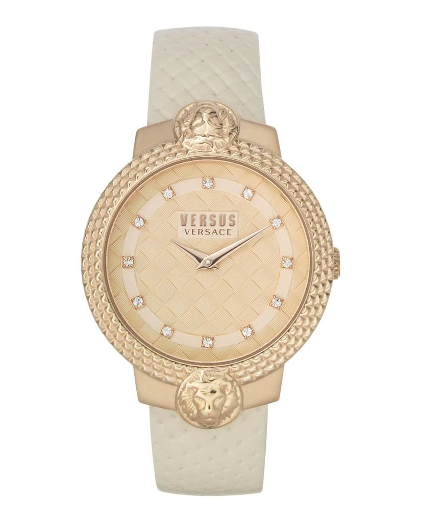 Versus Versace Mouffetard Leather Watch 1