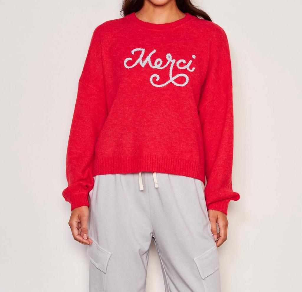 Sundry Sundry - Merci Crew Neck Sweater
