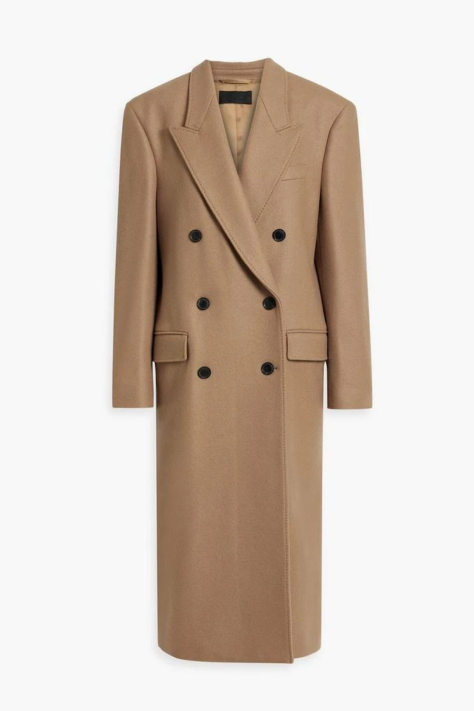 Nili Lotan Edmont double-breasted wool-blend felt coat 1