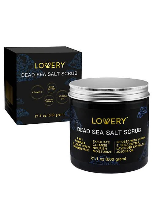 Lovery Lavender Dead Sea Salt Scrub