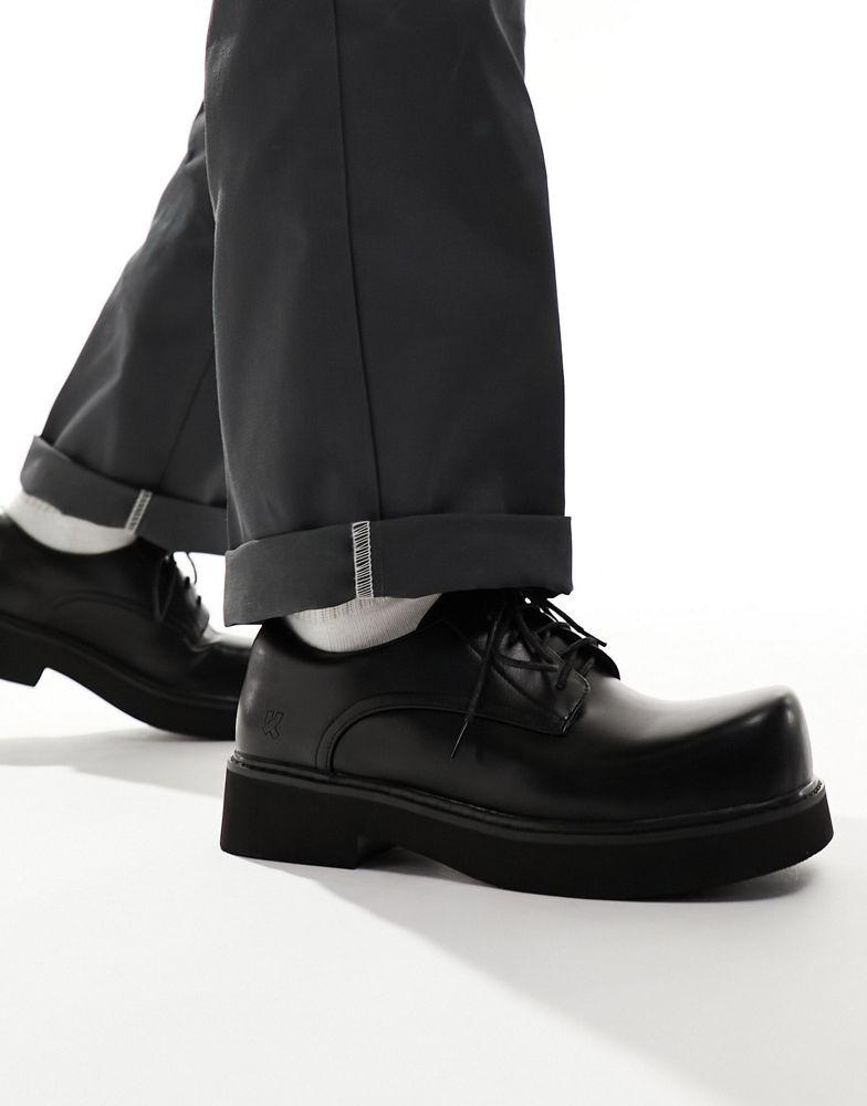 Koi Footwear KOI Oversized Derby Shoes In Black
