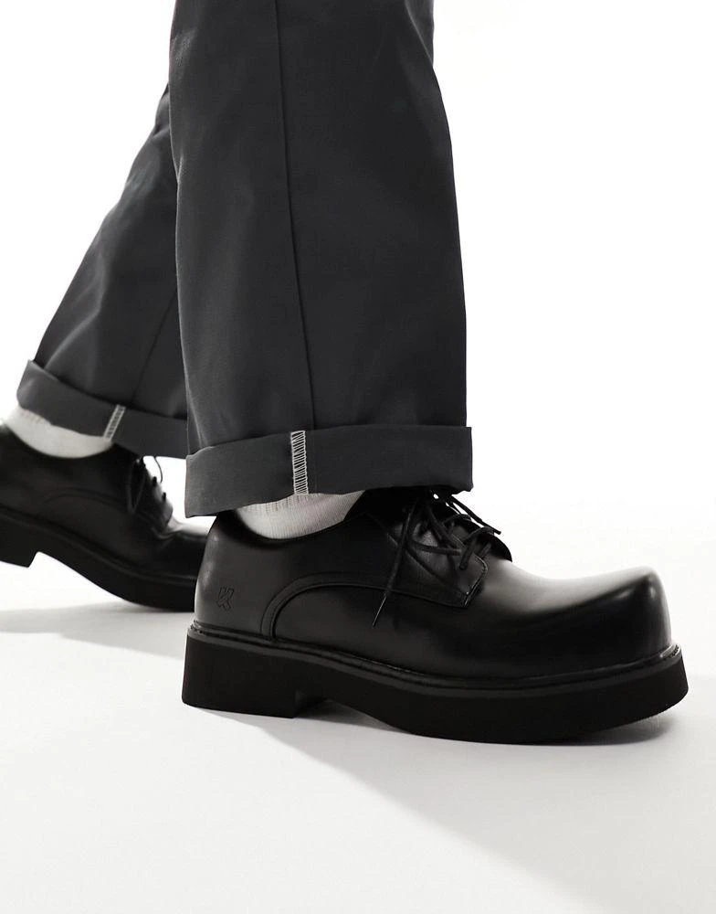Koi Footwear KOI Oversized Derby Shoes In Black 1