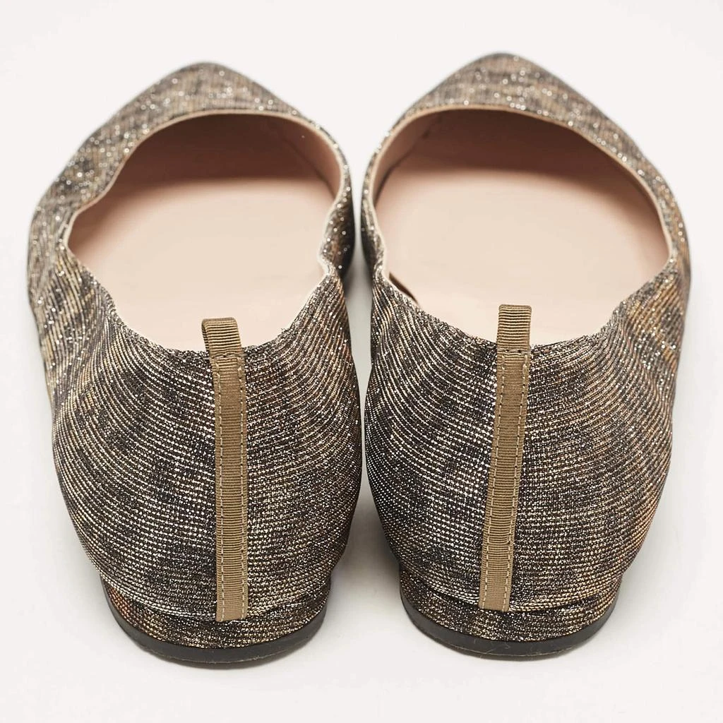 SJP Sarah Jessica Parker SJP Sarah Jessica Parker Gold Glitter Ballet Flats Size 37 5