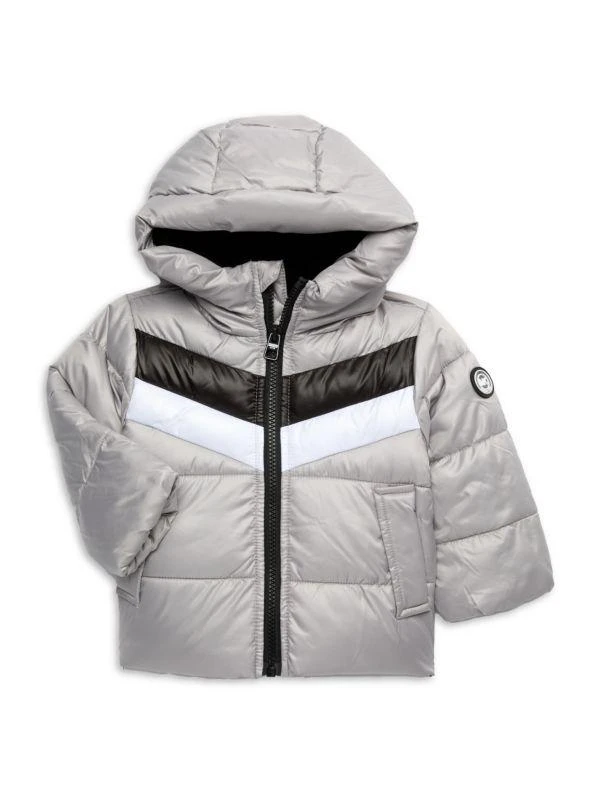 Michael Kors Baby Boy's Quilted Metallic Puffer Jacket 1