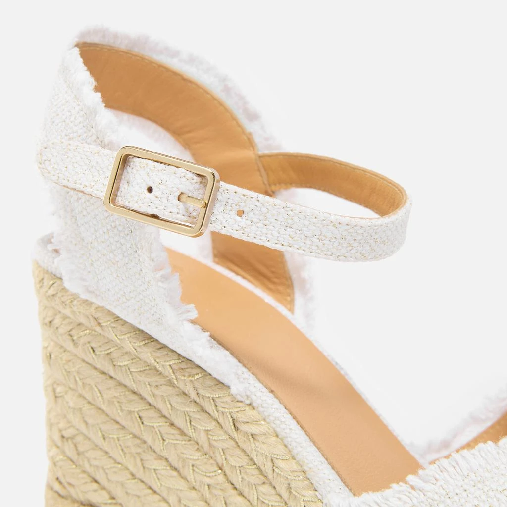 CASTAÑER Women's Bromelia Canvas Espadrille Wedge Sandals 4