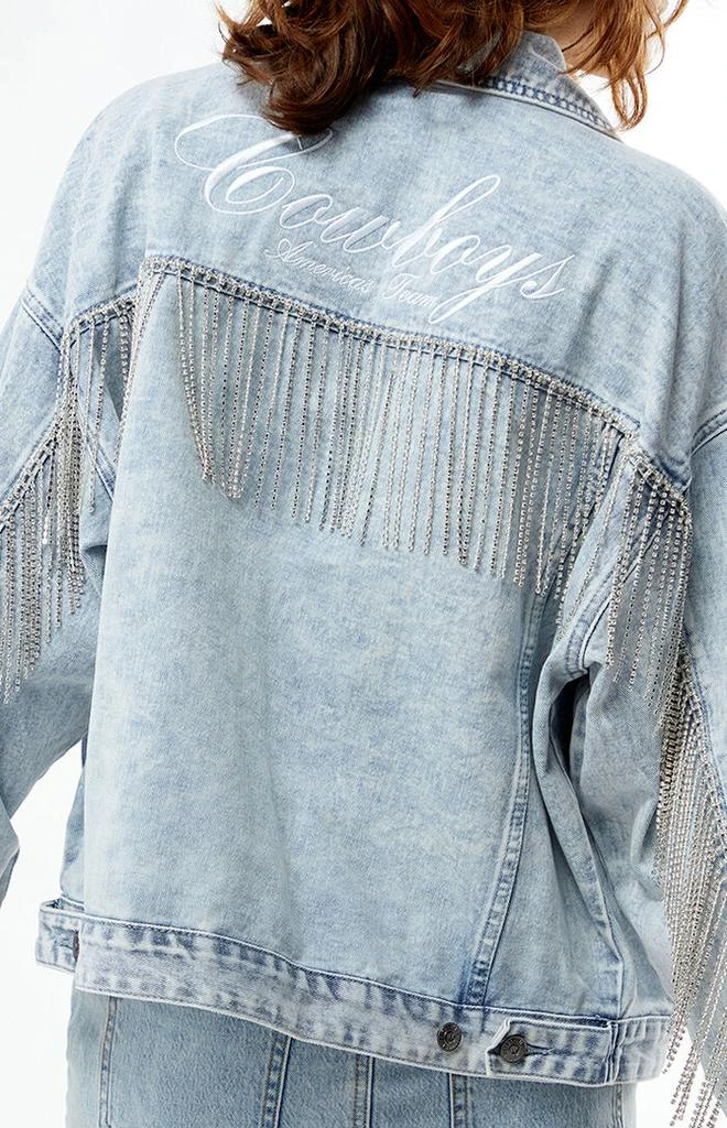 WILD COLLECTIVE NFL Wild Collective x PacSun Dallas Cowboys Denim Jacket 2