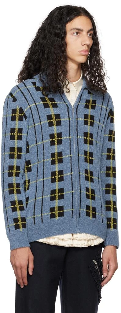 Molly Goddard Blue Logan Cardigan 2