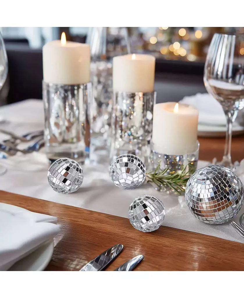 Yescom 20PCS 1.6" Small Disco Ball Mirror Mini Hanging Decoration for Events Wedding 70s 80s Party Business Holiday Home Decor 2
