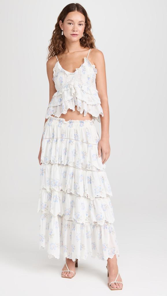 LoveShackFancy Cunningham Skirt