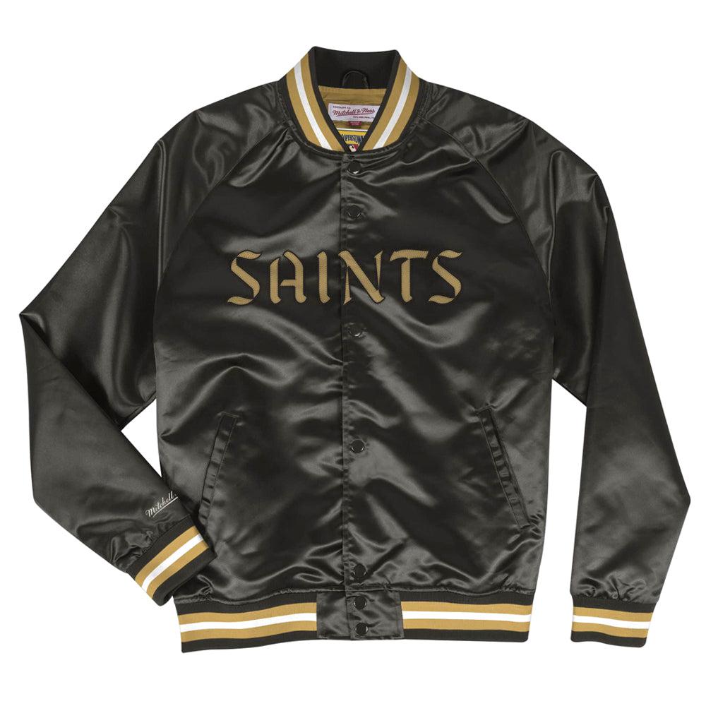 Mitchell & Ness Lightweight Satin Button Up Jacket