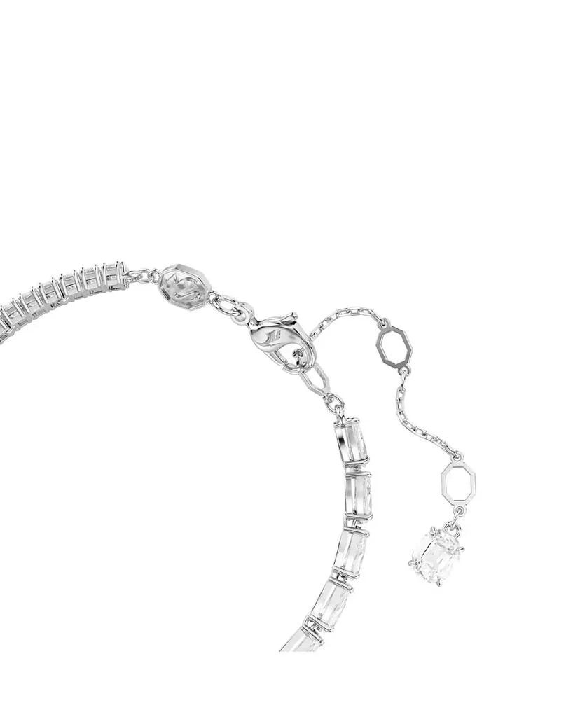 Swarovski Matrix Mixed Cuts, White, Rhodium Plated Bracelet 3