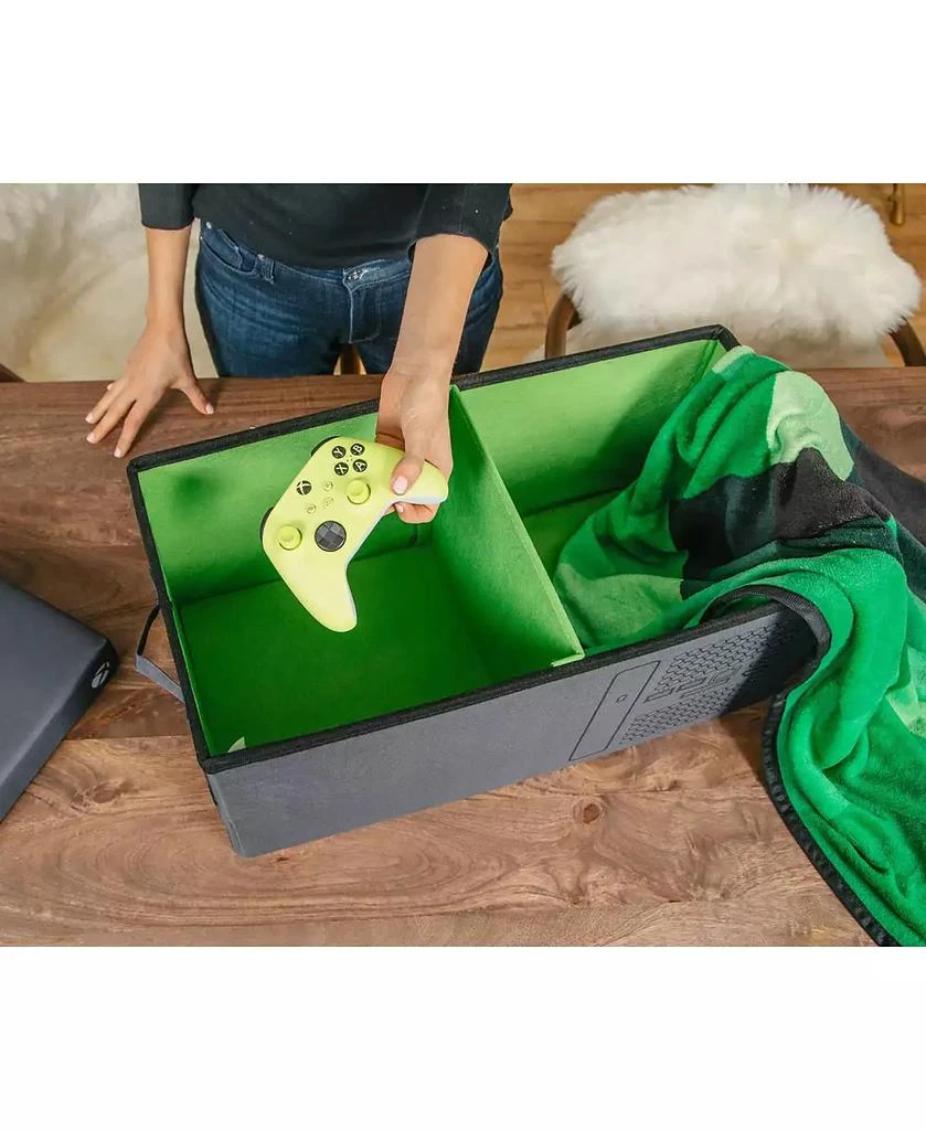 Ukonic Xbox Series X Logo Storage Bin Chest Organizer with Lid | 24 x 12 Inches 4