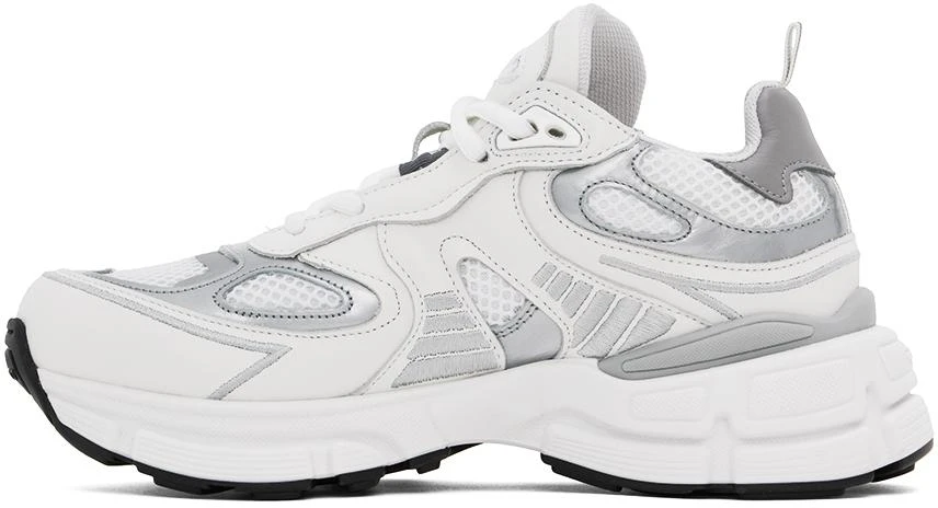 Axel Arigato White & Silver Sphere Runner Sneakers 3