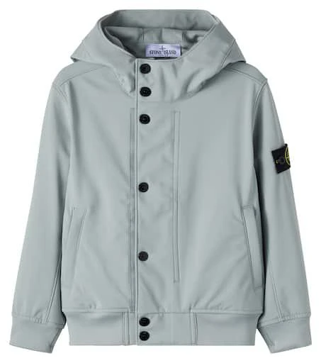 Stone Island Junior Compass hooded jacket